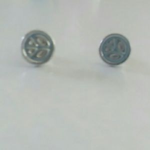 Peace sign earrings